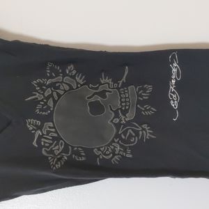 Ed Hardy skull shirt y2k